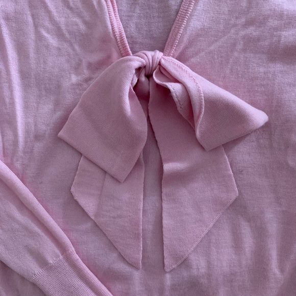 J.Crew V neck pink sweater - Picture 3 of 4